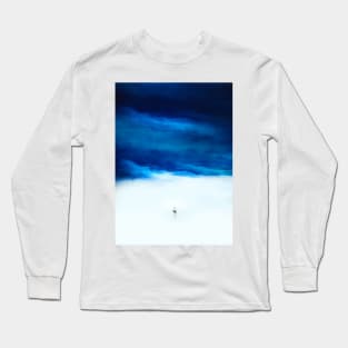 Boat Isolation A Blue Fantasy Long Sleeve T-Shirt